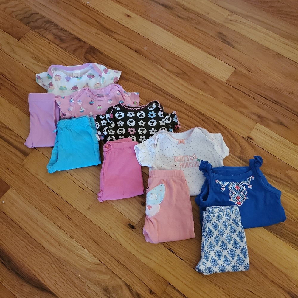 Lot of 0-3 Month Baby Girl Outfits